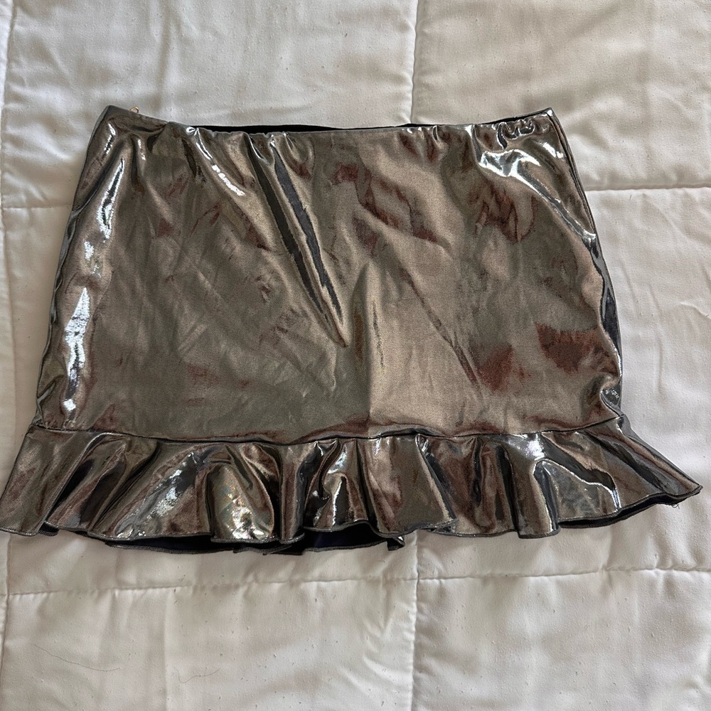 Silver Mini skirt (that’s so fetch)